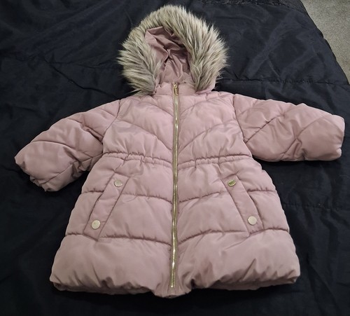 Next girls pink winter coat - winter,