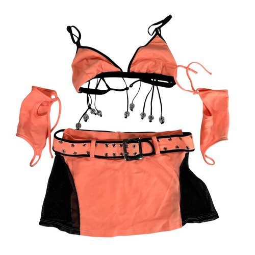 Vtg neon orange rave festival - neon,