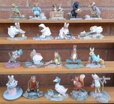 WESTMINSTER EDITIONS “BEATRIX POTTER” SELECTION OF LTD EDN FIGURES WITH COA'S.