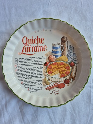 Vintage quiche lorraine recipe - lorraine,