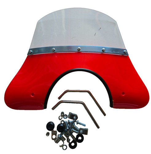 Vespa flyscreen cuppini - , red