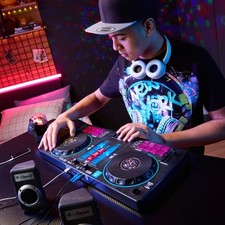 iDance XD301 DJ Station Kids Music Mixer Deck 2 Speakers Toy Sound System Gift