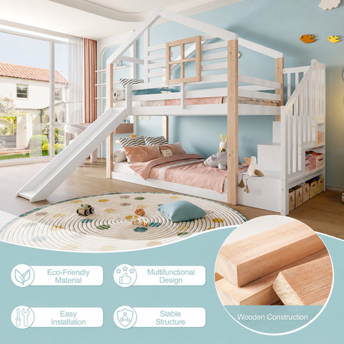 Kids bunk bed with fun - fun, &
