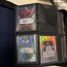 Juan Sebastian Veron Auto X3 75 /250 Topps, Non Number Panini -Argentina/Man Utd