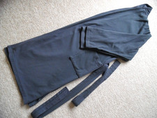 MENS DRESSING GOWN , XL. "JASON JONES" GREY RIBBED, BELTED, GOOD CLEAN CONDITION