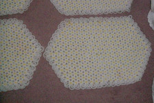 Set 4 Vintage 1970s Flower