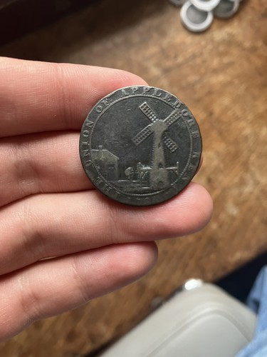 1794 kent appledore halfpenny - 1794,