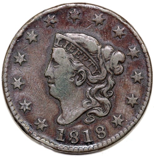 1818 coronet matron head - or,
