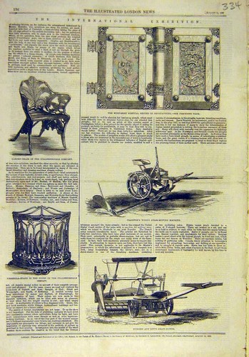 Old antique print - old,