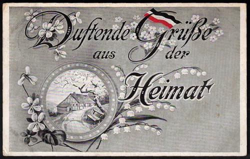 German reich 1915 card - german,