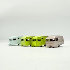 Matchbox Lesney 23a 23b x 2 & 23c Caravan Group Unboxed Regular Wheels