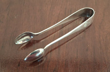 Vintage Silver-Plated Sugar Tongs EPSN Afternoon Tea Serving Utensil UK Rare