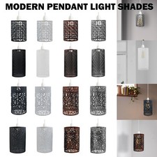 METAL DRUM CAGE LAMP SHADE