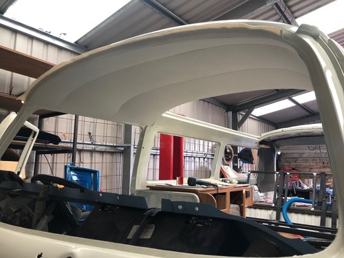 Bay window cab - window, headlining
