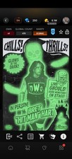 WWE Topps SLAM *DIGITAL* - Halloween Glow in the Dark Motion Bret 'Hit Man' Hart