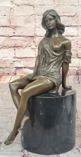 Hot cast bronze nude woman - bronze, by