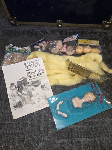 Lot vintage doll making - doll,