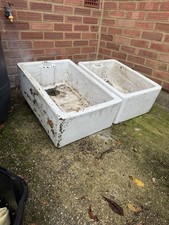 Belfast sink Used As Garden Planter