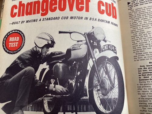 Triumph tiger cub test period - triumph,
