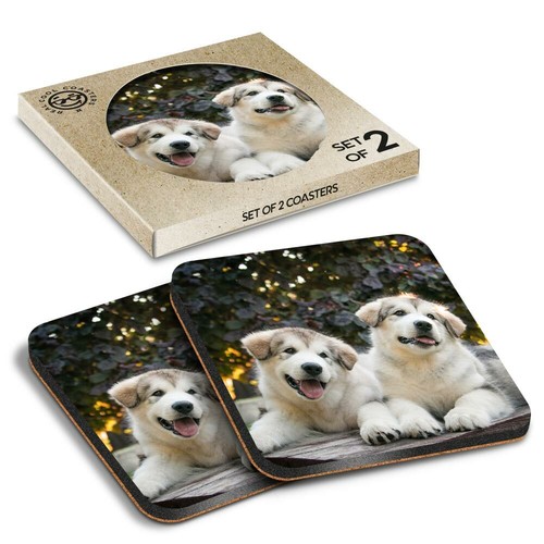 Boxed square coasters - 2,
