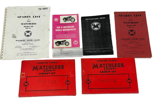 1959 matchless manuals - matchless, g2