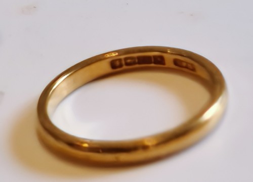 Slim womans wedding band - cg&s,