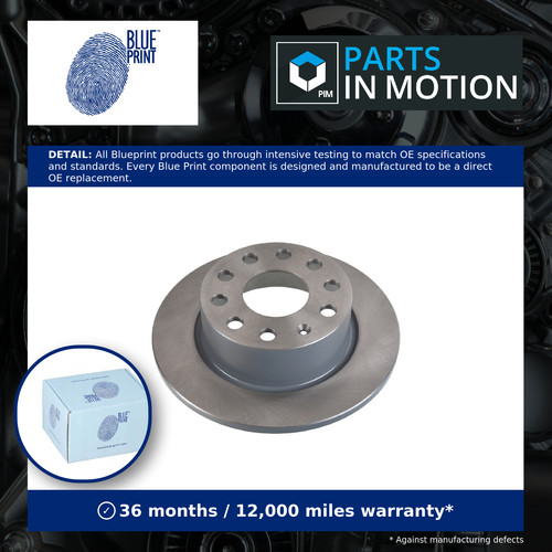 Brake discs pair - discs, solid
