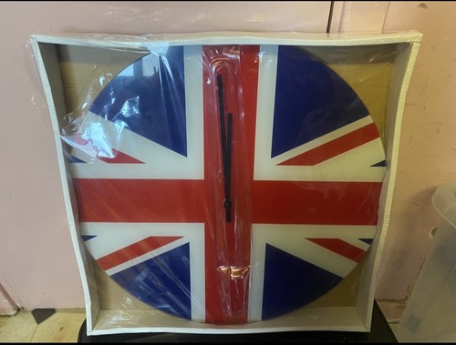 Union jack wall clock - union,