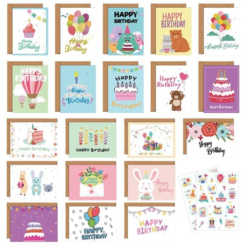 Happy birthday cards - 20,