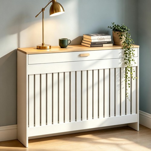 96cm radiator cover white - radiator,