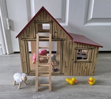 WOODEN FARMYARD PLAYSET wood
