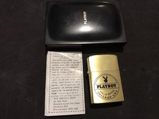 Win Of Japan Solid Brass Playboy Cigarette Lighter This Is Not A Zippo Lighter