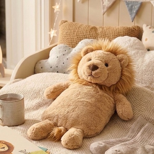 Adorable lion plush hot water - lion,