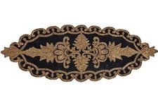 Black And Gold Table Runner