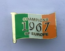 Celtic Badge, FLAG, TRICOLOUR, 1967 CHAMPIONS OF EUROPE