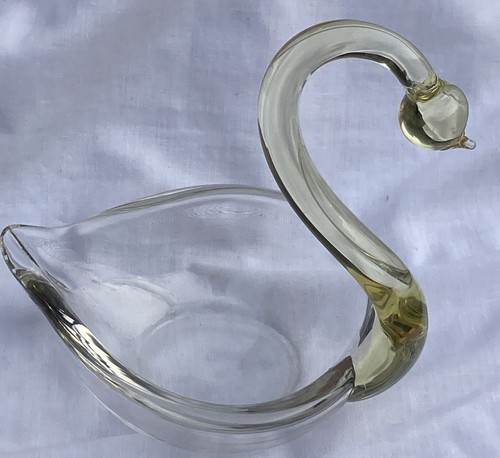 Vintage art glass - glass, gold