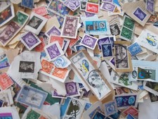 200g~GB Genuine Pre-Decimal Charity Kiloware Stamps~on paper UK Seller