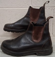Men's BLUNDSTONE brown Leather Chelsea Boots UK9.5 - CG CB5