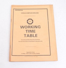 Railway Working Timetable CIE