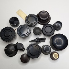 x16 LOT Vintage Black Bakelite
