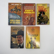5 Vintage Western Paperbacks