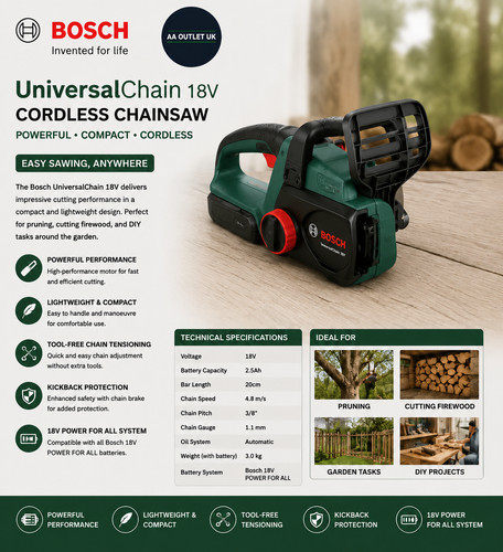 Bosch universalchain 18v - bosch,
