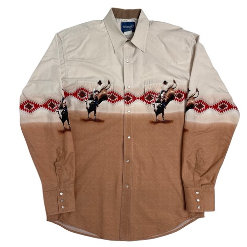 Vtg wrangler western shirt - vtg,
