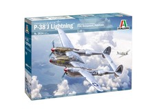 Italeri 1/48 scale WW2 USAAF P-38J E.T.O. plane model kit 