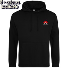 Embroidered Massey Ferguson Tractor Farmer Hoodie – Inspired Design - XS to 5XL