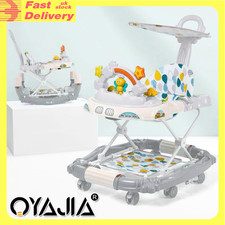 Baby Walker/Rocker Bouncer First Steps Push Along Activity Music Ride On Car UK