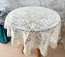 Vintage cream polyester - ,