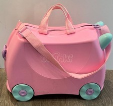 TRUNKI LADYBUG LADYBIRD RED CHILDRENS SIT & RIDE CASE WITH STRAP & KEY