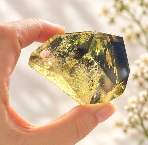 Citrine free form crystal - citrine,