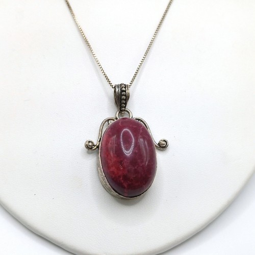 Vintage red spinel - red,